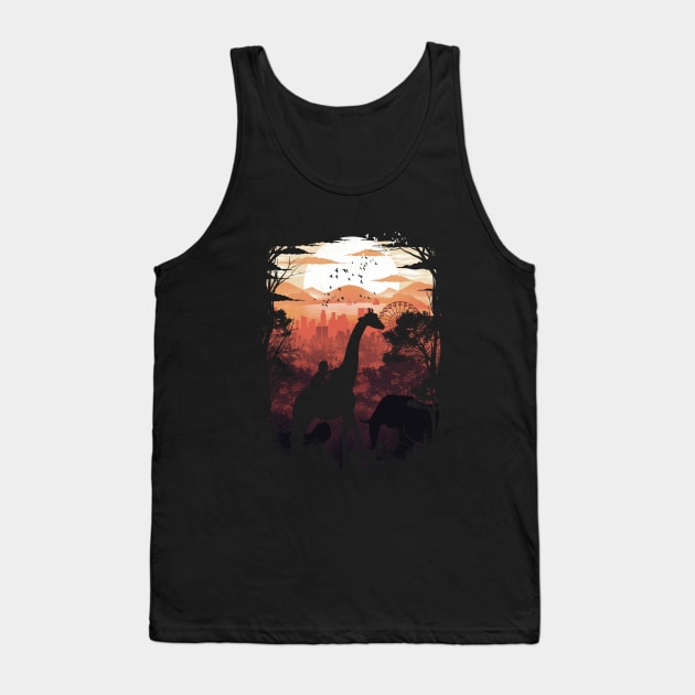 From Jungle to City Tank Top by DANDINGEROZZ